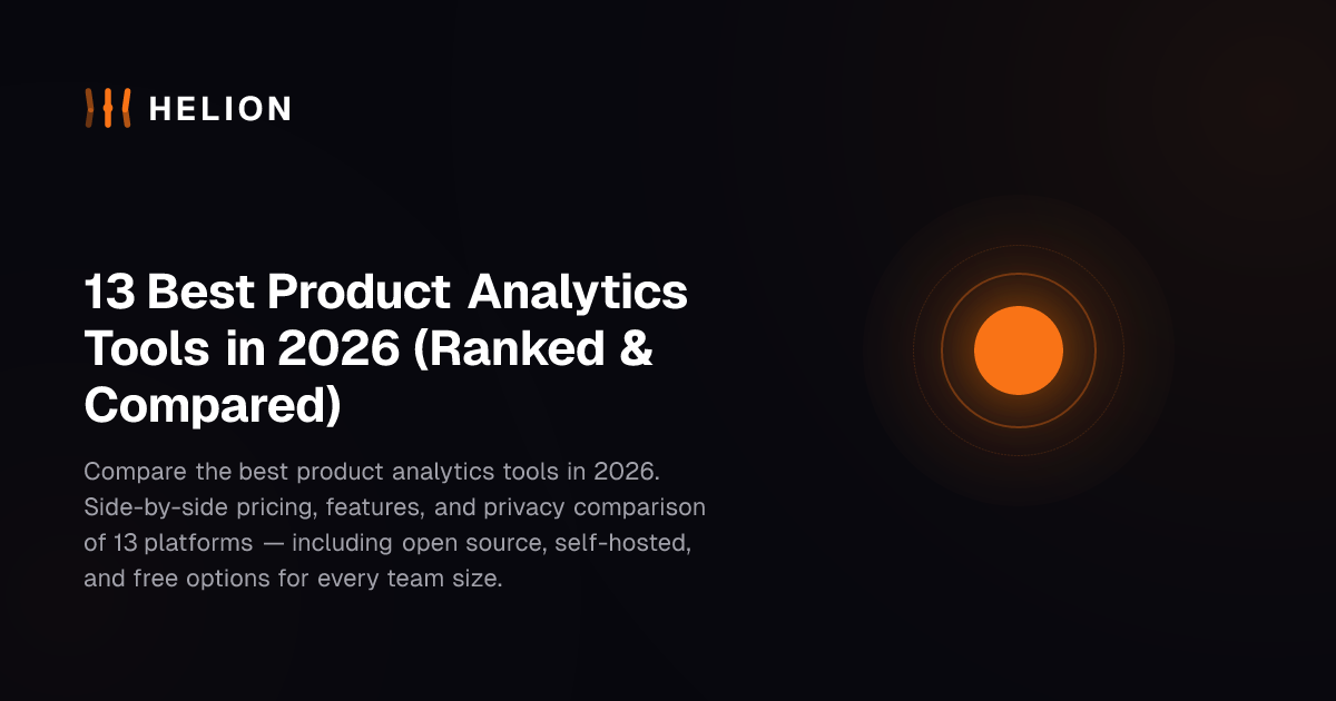 13 Best Product Analytics Tools in 2026 (Ranked & Compared)